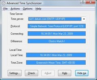 Advanced Time Synchronizer screenshot